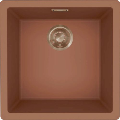 ELLECI- Mosogatótálca Zen 102 Keratek K83 Cavern Clay bronz tartozékokkal