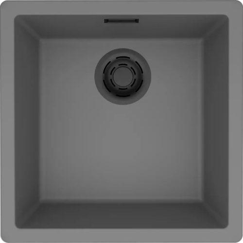 ELLECI- Mosogatótálca Zen-F 102 Keratek K99 Dark Grey fekete tartozékokkal