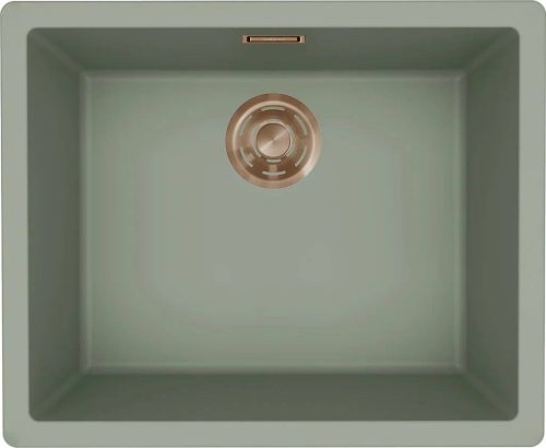 ELLECI- Mosogatótálca Zen-F 105 Keratek K82 Sage Green bronz tartozékokkal
