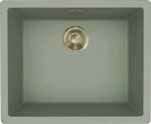 ELLECI- Mosogatótálca Zen 105 Keratek K82 Sage Green arany tartozékokkal