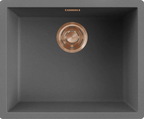 ELLECI- Mosogatótálca Zen 105 Keratek K99 Dark Grey bronz tartozékokkal