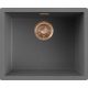 ELLECI- Mosogatótálca Zen-F 105 Keratek K99 Dark Grey bronz tartozékokkal