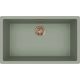 ELLECI- Mosogatótálca Zen 130 Keratek K82 Sage Green bronz tartozékokkal
