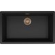 ELLECI- Mosogatótálca Zen-F 130 Keratek K86 Black bronz tartozékokkal