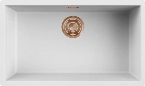 ELLECI- Mosogatótálca Zen 130 Keratek K96 White bronz tartozékokkal
