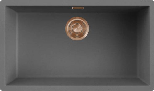 ELLECI- Mosogatótálca Zen 130 Keratek K99 Dark Grey bronz tartozékokkal