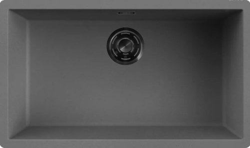 ELLECI- Mosogatótálca Zen-F 130 Keratek K99 Dark Grey fekete tartozékokkal