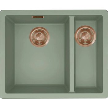   ELLECI- Mosogatótálca Zen 150 Keratek K82 Sage bronz tartozékokkal