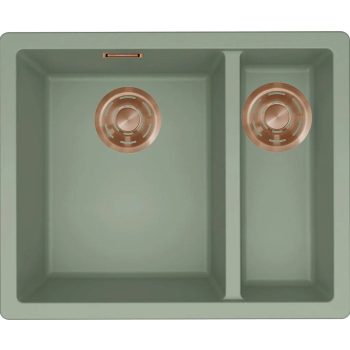   ELLECI- Mosogatótálca Zen-F 150 Keratek K82 Sage bronz tartozékokkal