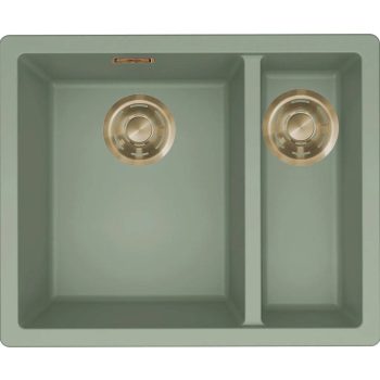   ELLECI- Mosogatótálca Zen-F 150 Keratek K82 Sage arany tartozékokkal