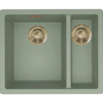   ELLECI- Mosogatótálca Zen 150 Keratek K82 Sage arany tartozékokkal