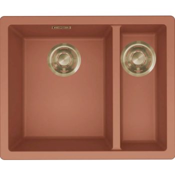   ELLECI- Mosogatótálca Zen 150 Keratek K83 Clay arany tartozékokkal