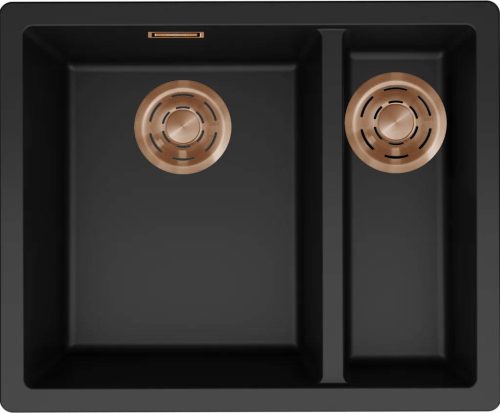 ELLECI- Mosogatótálca Zen 150 Keratek K86 Black bronz tartozékokkal