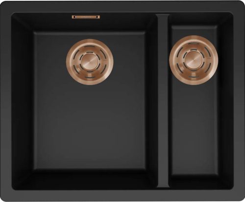ELLECI- Mosogatótálca Zen-F 150 Keratek K86 black bronz tartozékokkal