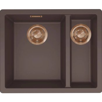   ELLECI- Mosogatótálca Zen-F 150 Keratek K87 Cocoa bronz tartozékokkal