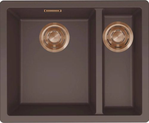 ELLECI- Mosogatótálca Zen-F 150 Keratek K87 Cocoa bronz tartozékokkal