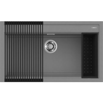   ELLECI - Mosogatótálca Best 360 Workstation Szett M73 Titanium - A készlet erejéig rendelhető!