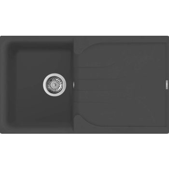 ELLECI - Gránit mosogatótálca Ego 400 M70 Nero Metal