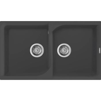 ELLECI - Mosogatótálca Ego 450 M70 nero metal