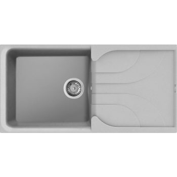 ELLECI - Gránit mosogatótálca Ego 480 M79 Aluminium