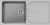 ELLECI - Gránit mosogatótálca Ego 480 M79 Aluminium
