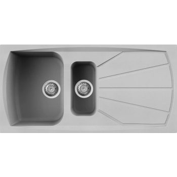   ELLECI - Gránit mosogatótálca Living 475 M79 Aluminium - Kifutó termék!