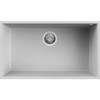  ELLECI - Gránit mosogatótálca Quadra 130 UM M79 Aluminium munkalap alá szerelhető