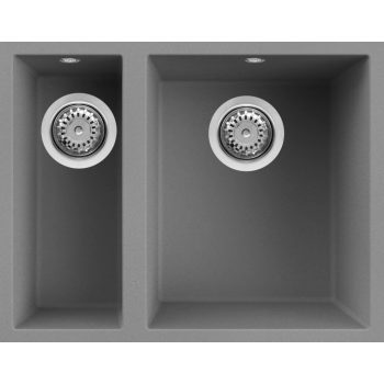   ELLECI - Mosogatótálca Quadra 150 M73 titanium munkalap alá szerelhető