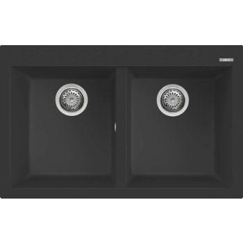   ELLECI - Mosogatótálca Quadra 350 M70 nero metal - A készlet erejéig rendelhető!