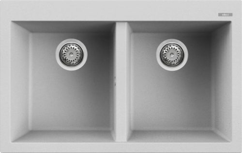 ELLECI - Gránit mosogatótálca Quadra 350 M79 Aluminium
