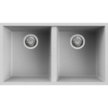   ELLECI - Gránit mosogatótálca Quadra 350 UM M79 Aluminium munkalap alá szerelhető