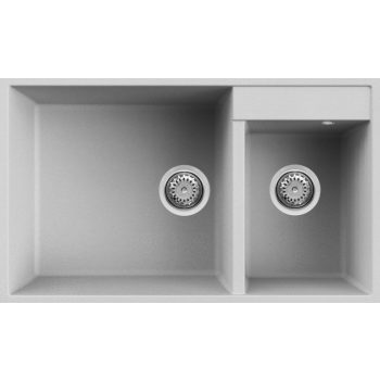   ELLECI - Mosogatótálca Quadra 440 M79 aluminium munkalap alá szerelhető