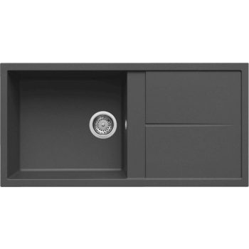   ELLECI - Mosogatótálca Unico 480 M70 Nero Metal - Kifutó termék!