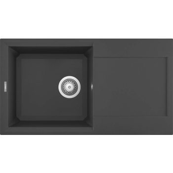   ELLECI - Mosogatótálca Easy 290 M70 nero metal - A készlet erejéig rendelhető!