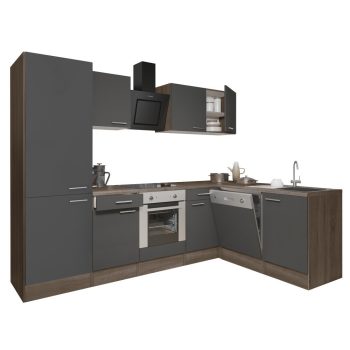   Yorki 280 sarok konyhabútor alsó sütős, polcos kivitelben