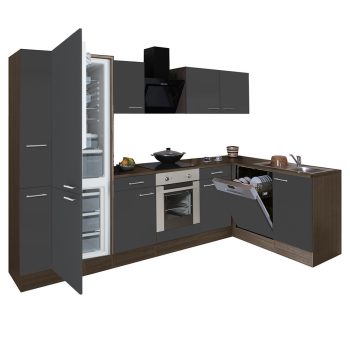   Yorki 310 sarok konyhabútor alsó sütős, alulfagyasztós hűtős kivitelben