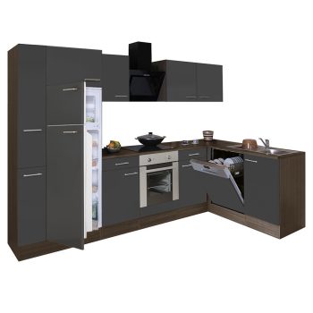   Yorki 310 sarok konyhabútor alsó sütős felülfagyasztós hűtős kivitelben