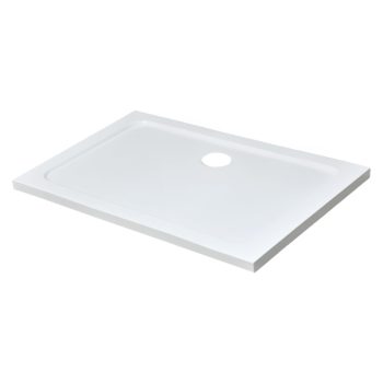   Modena Slim aszimmetrikus szögletes akril zuhanytálca, 80x120 cm