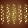 Home MLF 300/WW micro LED-es cluster fényfüggöny, 3x0,5 m / 300 db melegfehér micro LED, 8 fényprogram, távirányító, hálózati adapter, kül- és beltéri kivitel