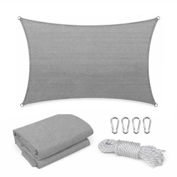 Rana napvitorla négyszög alakú 4x5 m szürke