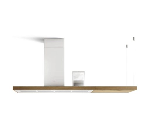 Elica - Páraelszívó BIO ISLAND WH/A/120 ROVERE alu zsírfilter