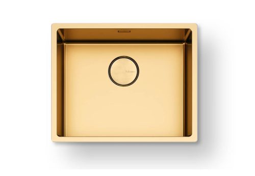 FALMEC - Mosogatótálca Como 50 GOLD PVD arany munkalapra, munkalap alá és szintbe is szerelhető - Kiállított bemutató termék!