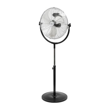   HOME SFI45H álló fém ventilátor, 110 W, 45 cm-es lapátátmérő, állítható magasság, 3 fokozat, fém lapát