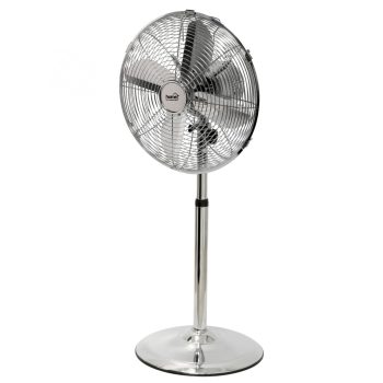   Home SFS 40 álló fém ventilátor, 45 W, 3 fokozat, 40 cm-es lapátátmérő, fém lapátok, 85°-os oszcillálás