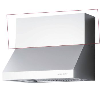   SIRIUS - Páraelszívó csőtakaró kürtő SL-109 TW 120 cm, inox