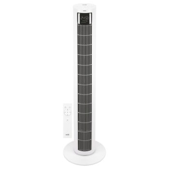   HOME TWFR100C oszlopventilátor, 60 W, 4 üzemmód, 4 fokozat, oszcillálás, LED kijelző, távirányító