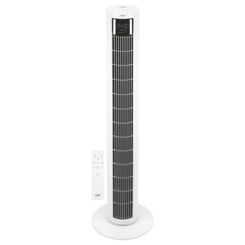HOME TWFR100C oszlopventilátor, 60 W, 4 üzemmód, 4 fokozat, oszcillálás, LED kijelző, távirányító