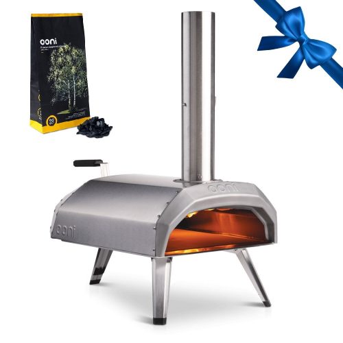 Ooni Karu 12 vegyes tüzelésű pizza kemence ajándék Prémium faszénnel