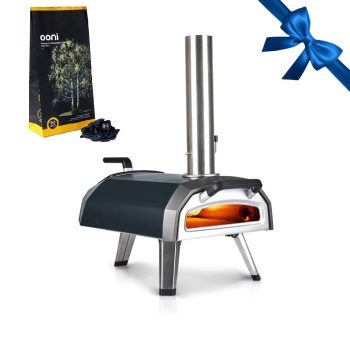   Ooni Karu 2 vegyes tüzelésű pizza kemence ajéndék Prémium faszénnel