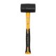 WORKSITE WT3098 gumikalapács, 450g, 340mm hosszú, üvegszálas gumírozott nyél